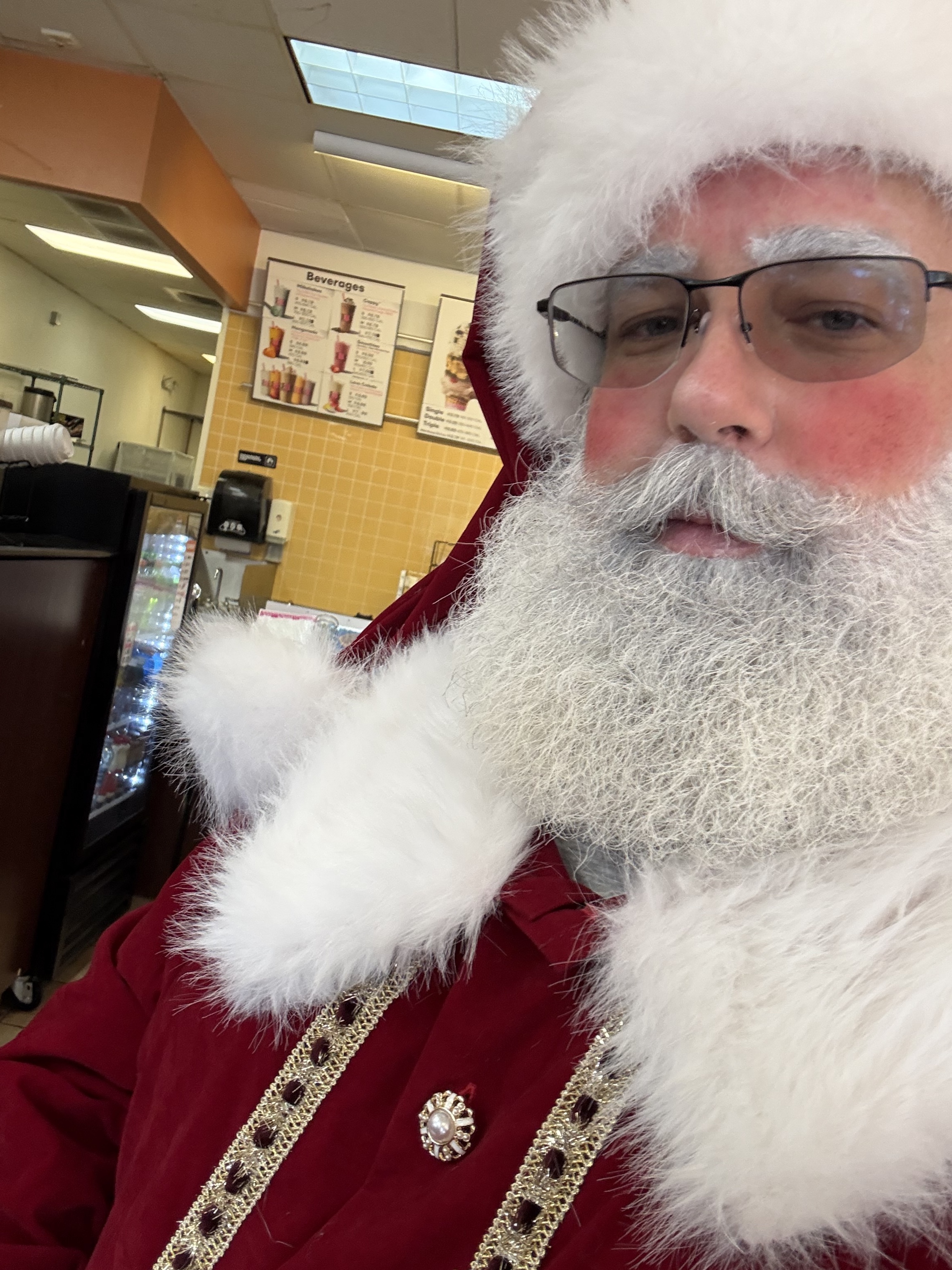 Selfie at the donut shop
